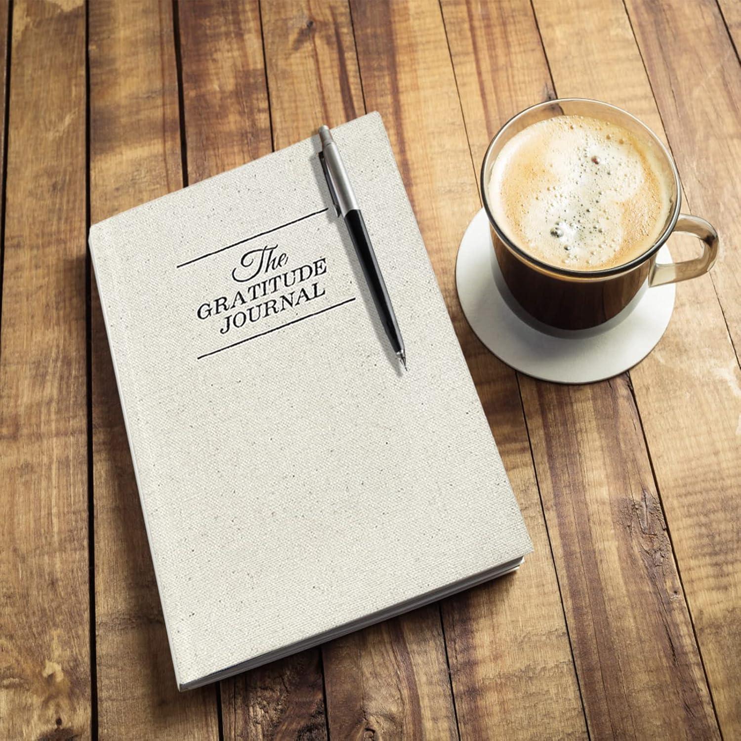 Diario de Gratitud HOTYGUAL Beige 12.7x20.3 cm Tapa Dura