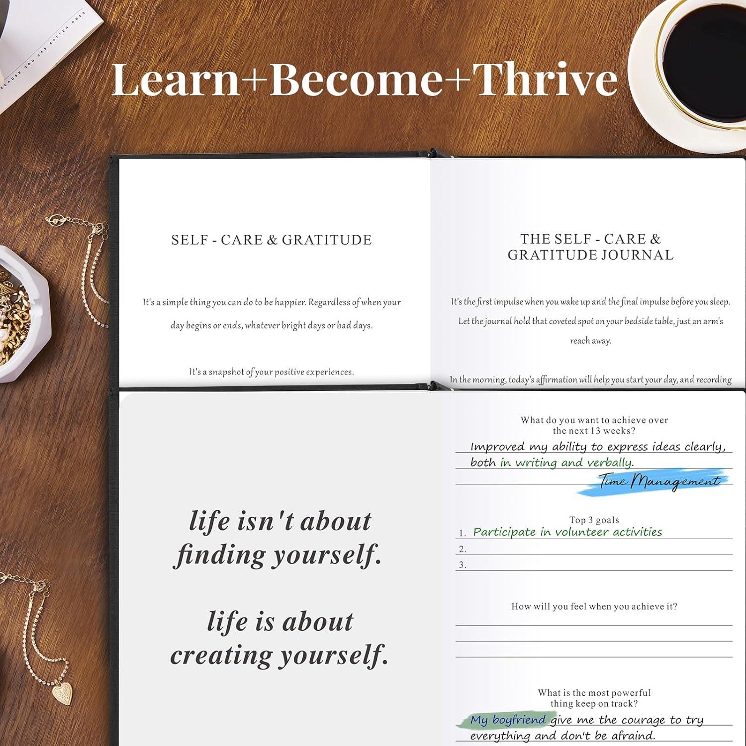 Diario de Cuidado Personal 5 MINUTOS AL DÍA A5 Negro