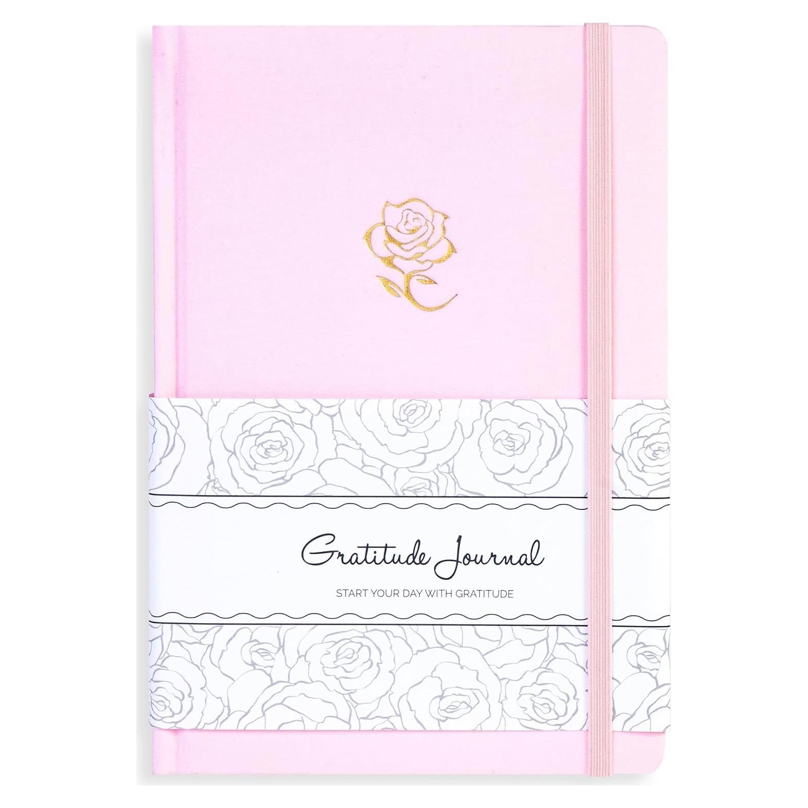 Diario de Gratitud Yoment Rosa - Cuidado Personal 21.6x14 cm