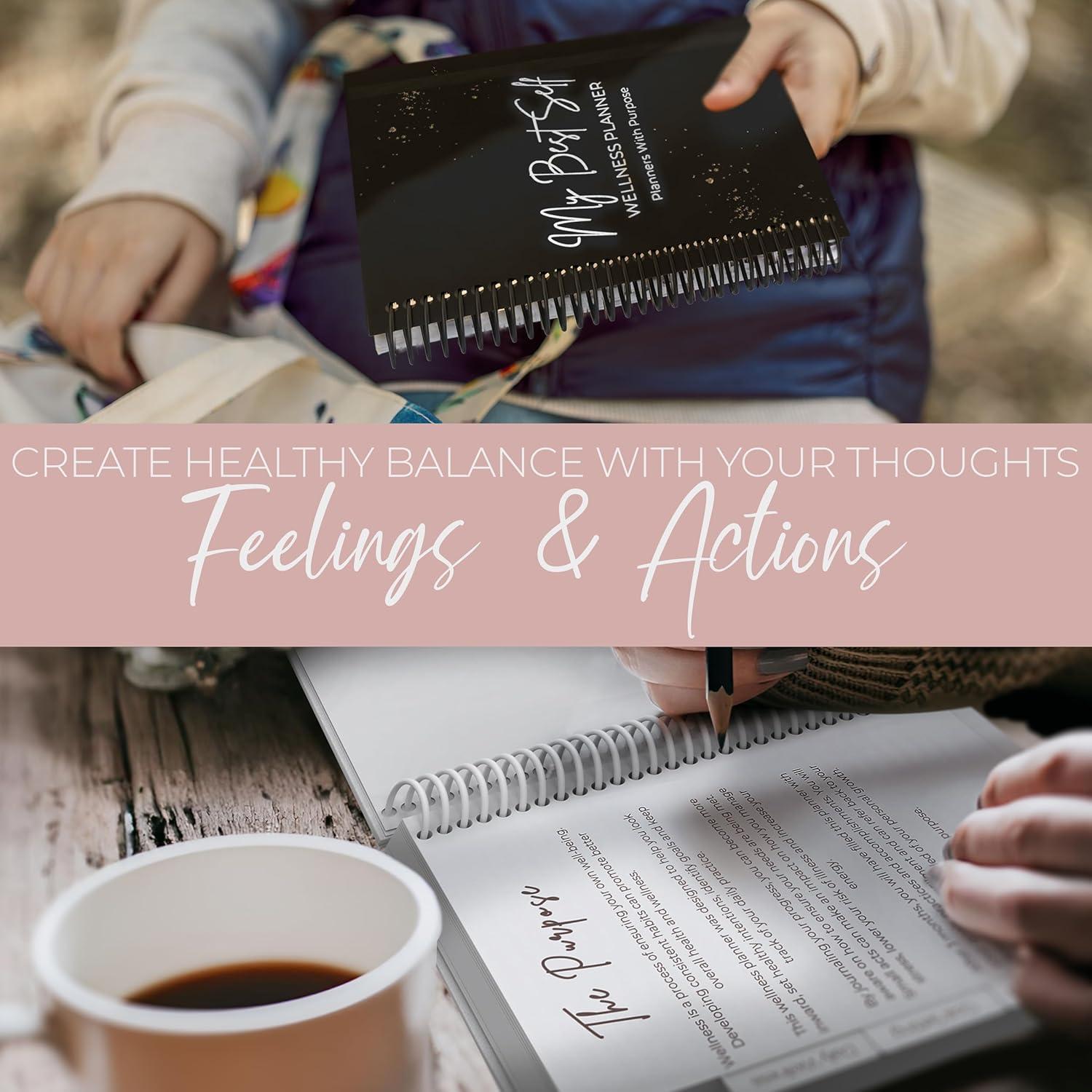 Diario de Bienestar Planificador de Cuidado Personal B5