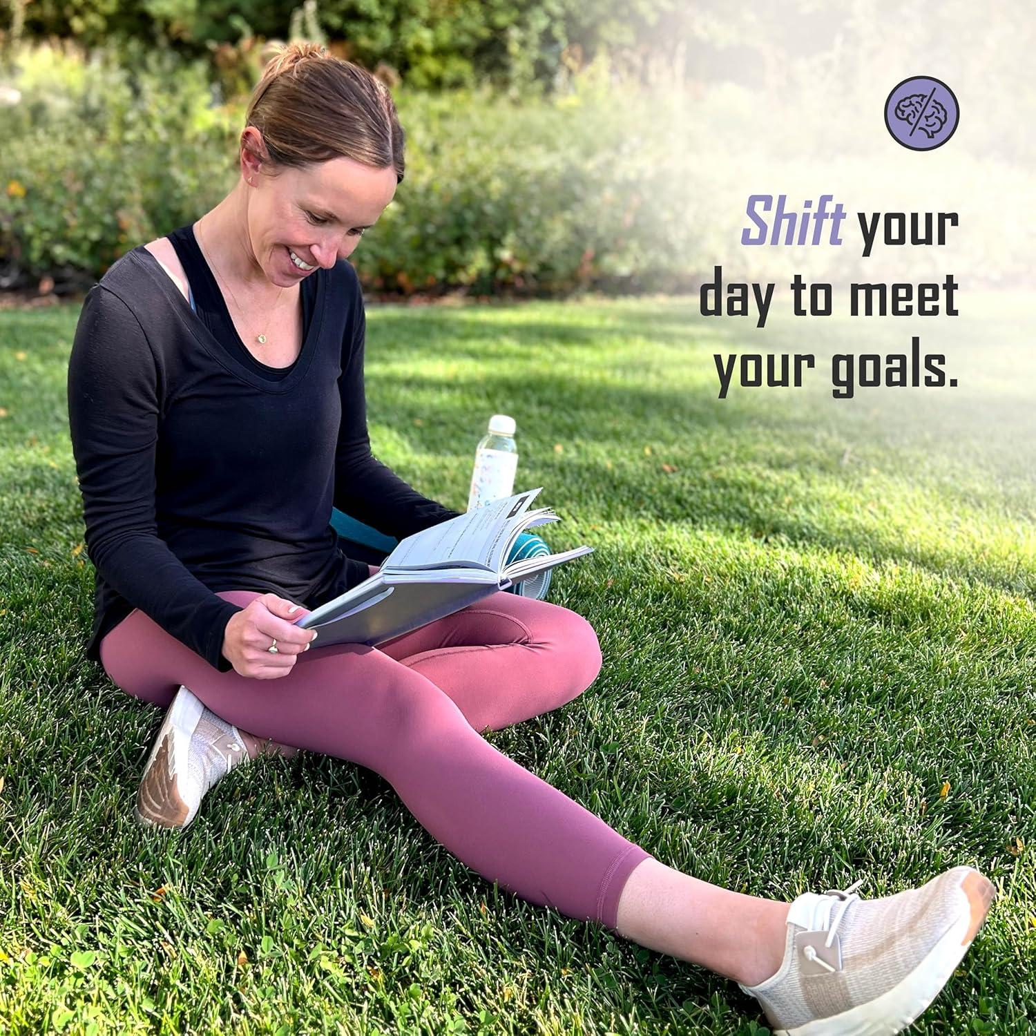 Diario de Objetivos Behavior Shift - Planificador 52 Semanas Púrpura