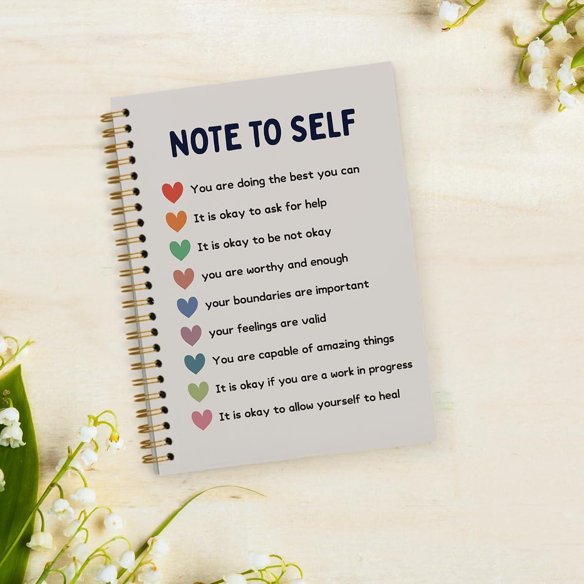 Cuaderno Espiral PLKMN 5.5x8.3" Rayado Salud Mental