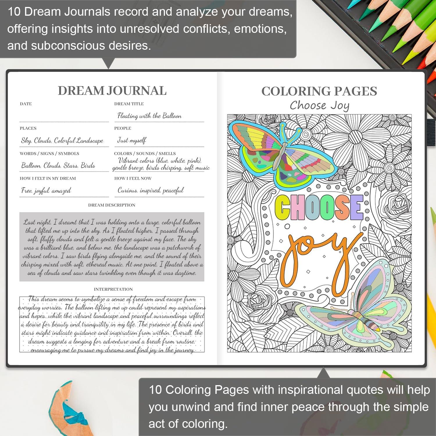 Diario de Salud Mental SIMSIMY A5 Verde Oscuro 91 Días