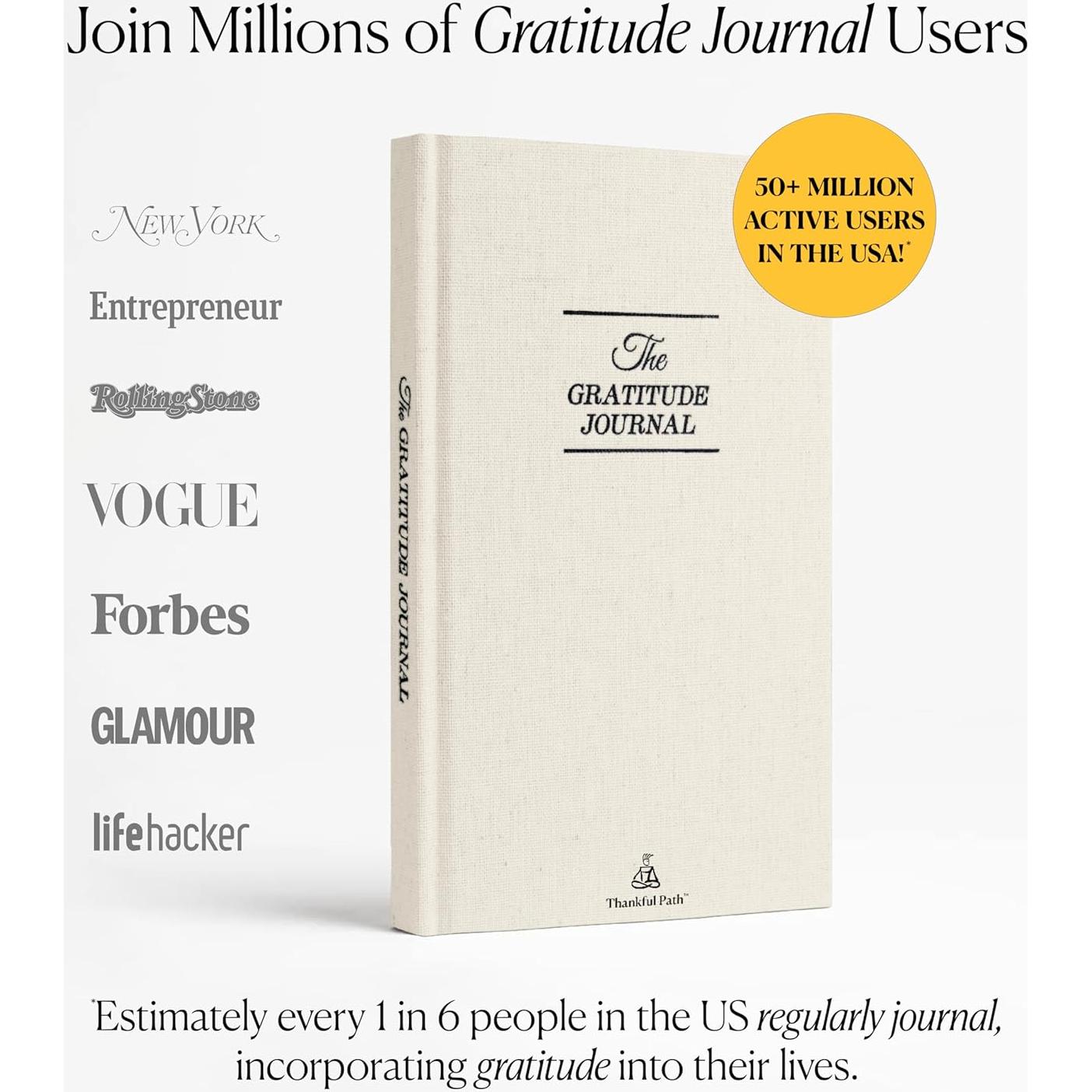 Diario de Gratitud Thankful Path 2025 - 5 Minutos Diarios