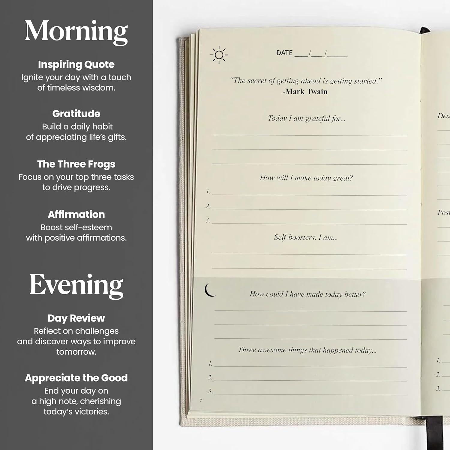 Diario de Gratitud Thankful Path 2025 - 5 Minutos Diarios