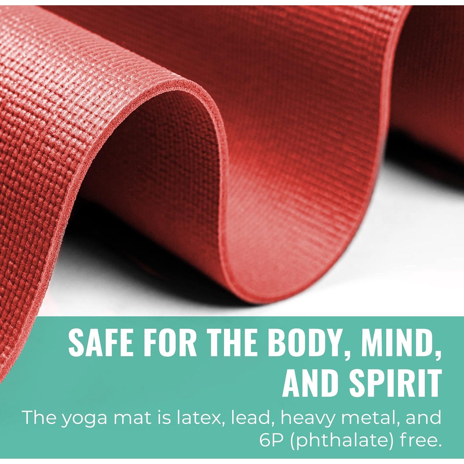 Mats de Yoga Elevate Upward Fit 183x61 cm 4 mm Antideslizantes