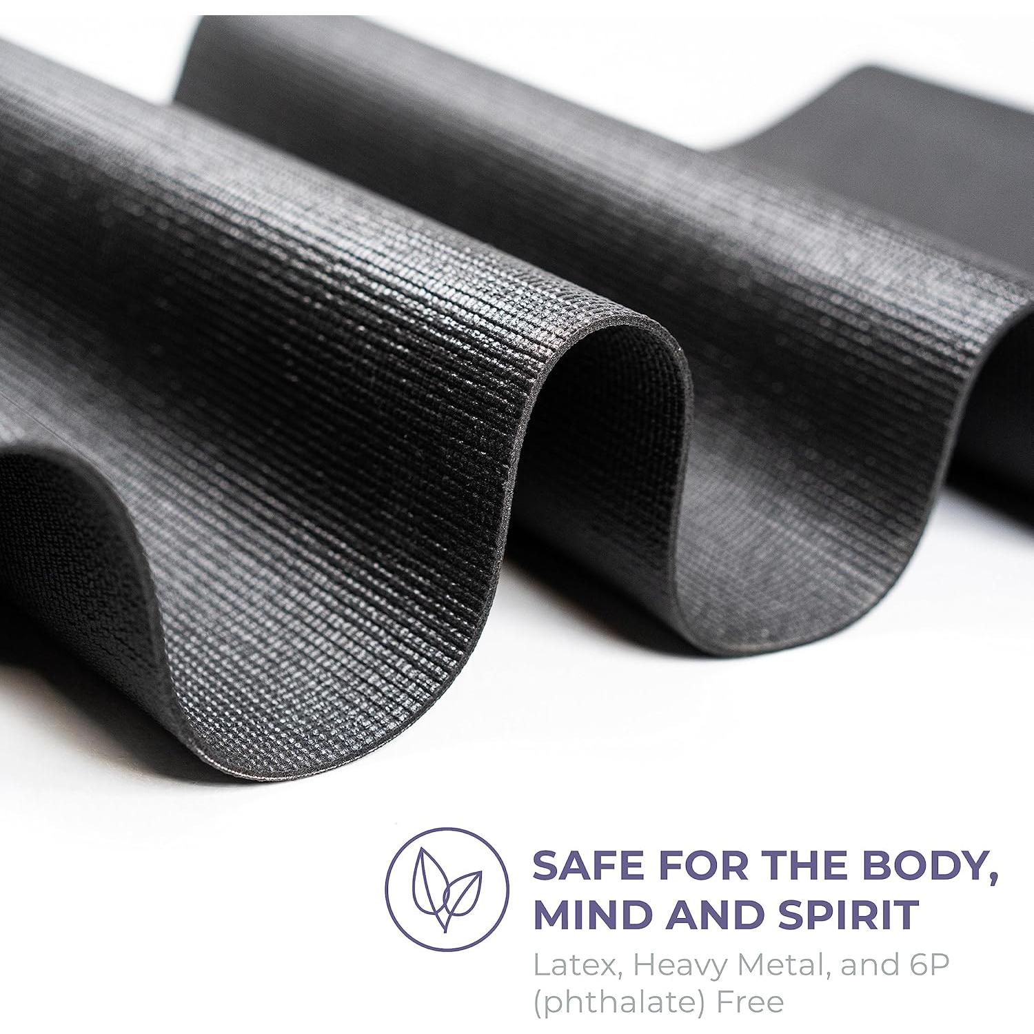 Colchonetas de Yoga Sunshine Voyage, Paquete de 6, 182.88x60.96cm, 5mm, Antideslizantes