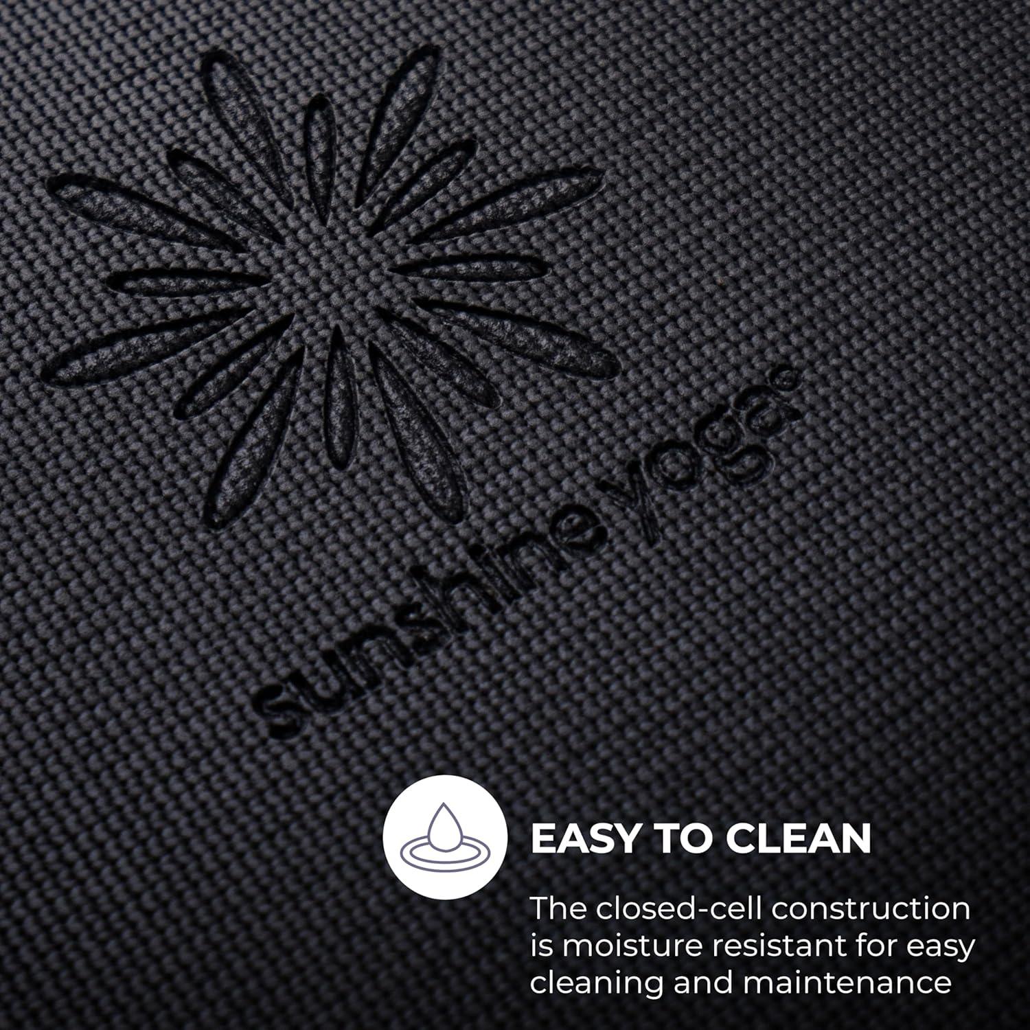 Colchonetas de Yoga Sunshine Voyage, Paquete de 6, 182.88x60.96cm, 5mm, Antideslizantes