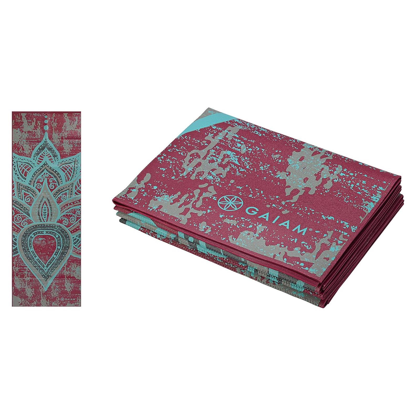 Esterilla de Yoga Plegable Gaiam 172.7x61 cm 2 mm Viaje