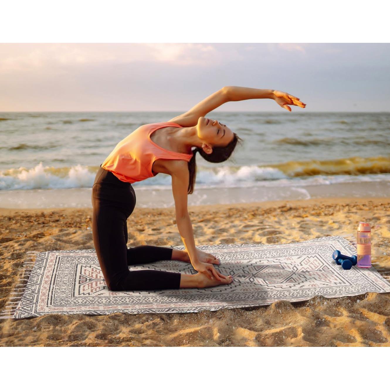 Esteras de Yoga Orgánicas Cifupy 61x183 cm Antideslizante