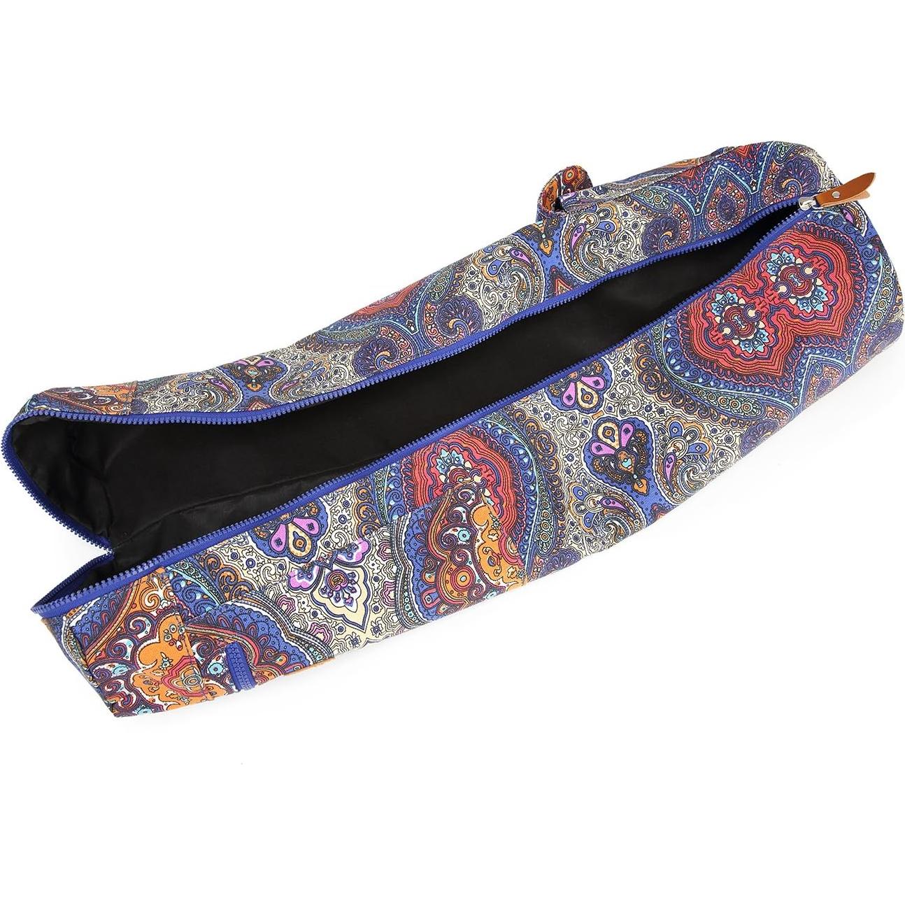 Bolsa de Yoga ELENTURE Lona Ajustable 66 cm con Bolsillos