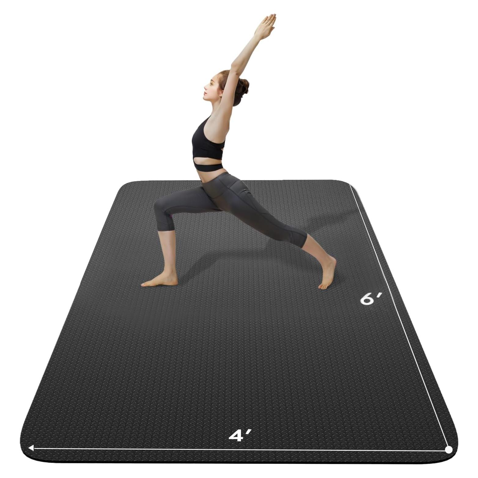 Esterilla de Yoga FrenzyBird 1.83m x 1.22m TPE Antideslizante