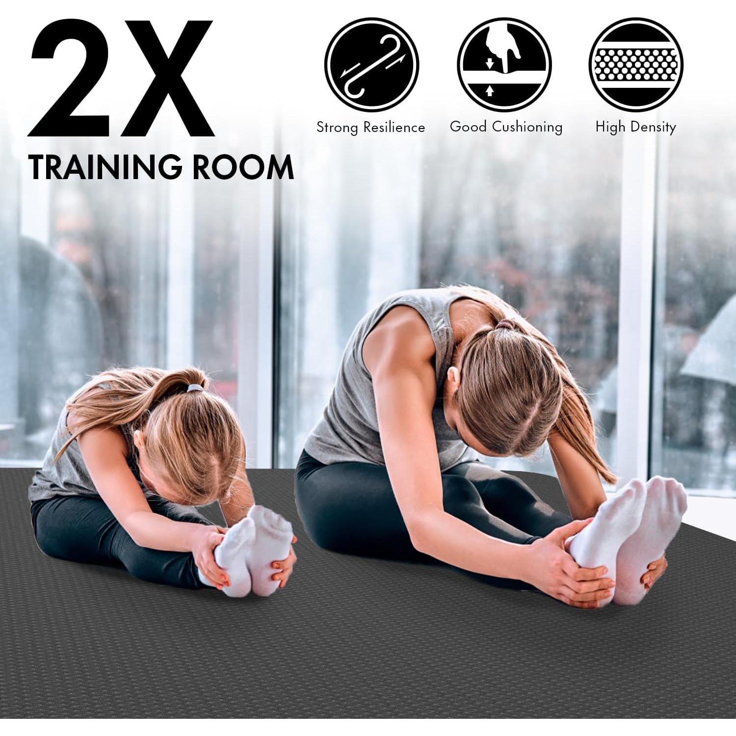 Esterilla de Yoga FrenzyBird 1.83m x 1.22m TPE Antideslizante