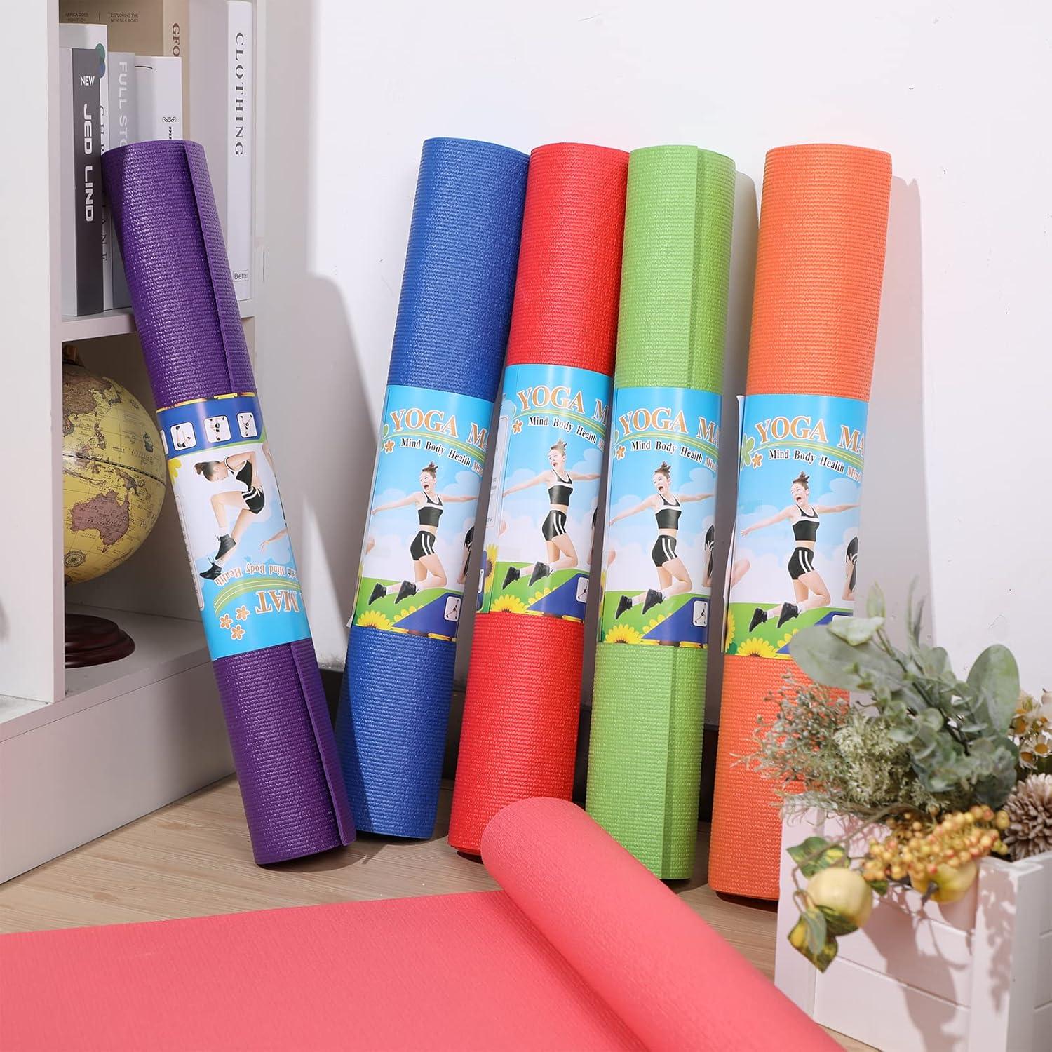Esteras de Yoga Antideslizantes Amylove 12 Piezas 173x61 cm