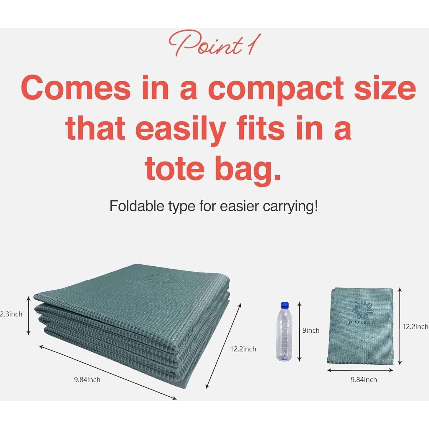 Colchoneta de Yoga Plegable Primasole 4mm Verde Bosque