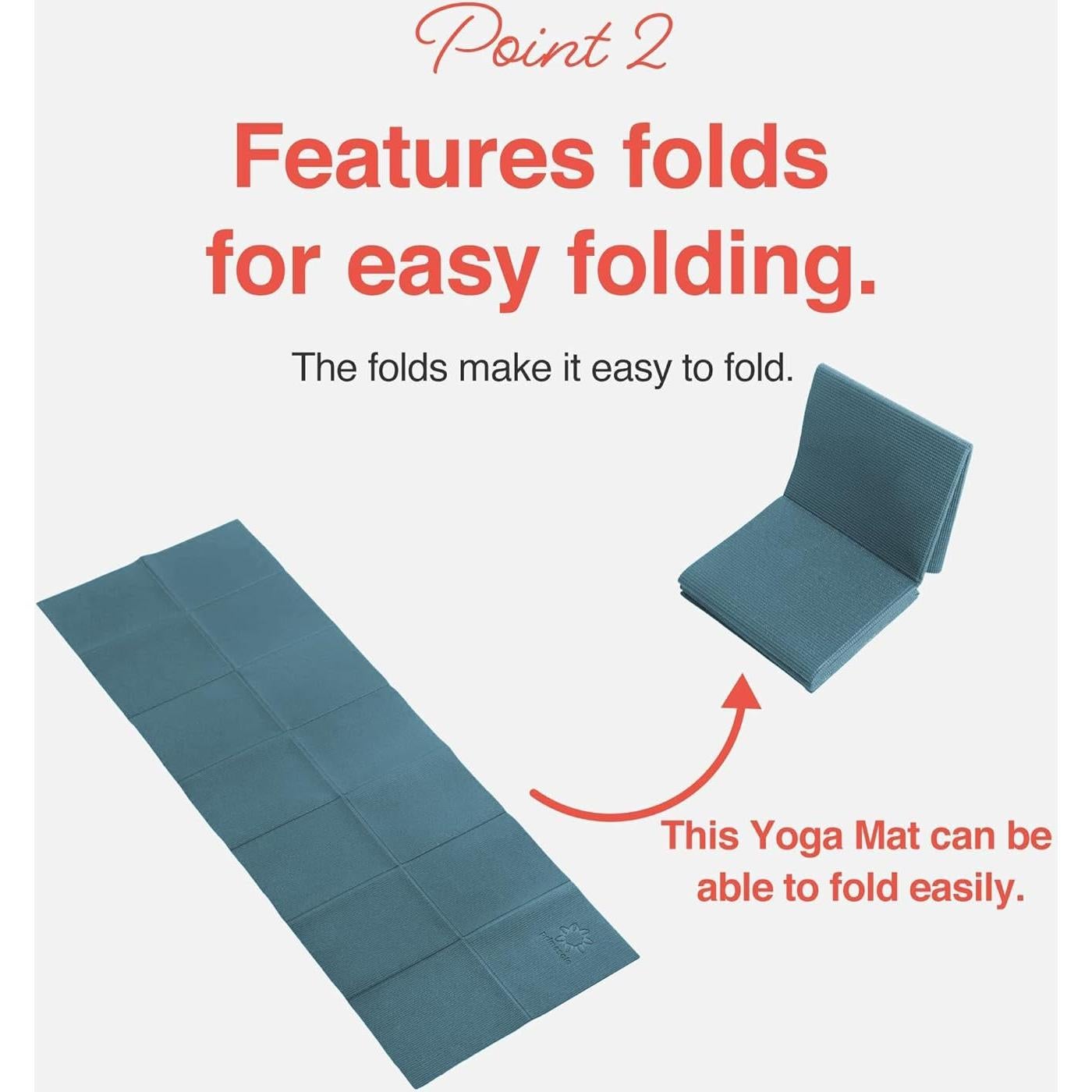 Colchoneta de Yoga Plegable Primasole 4mm Verde Bosque