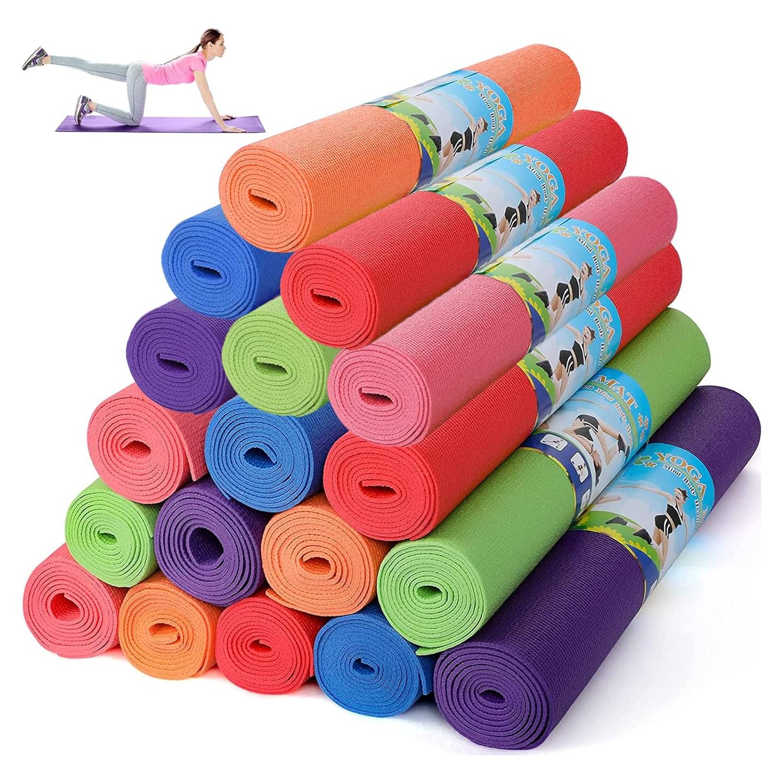 Esteras de Yoga Antideslizantes Wettarn 18 Piezas 173x61cm