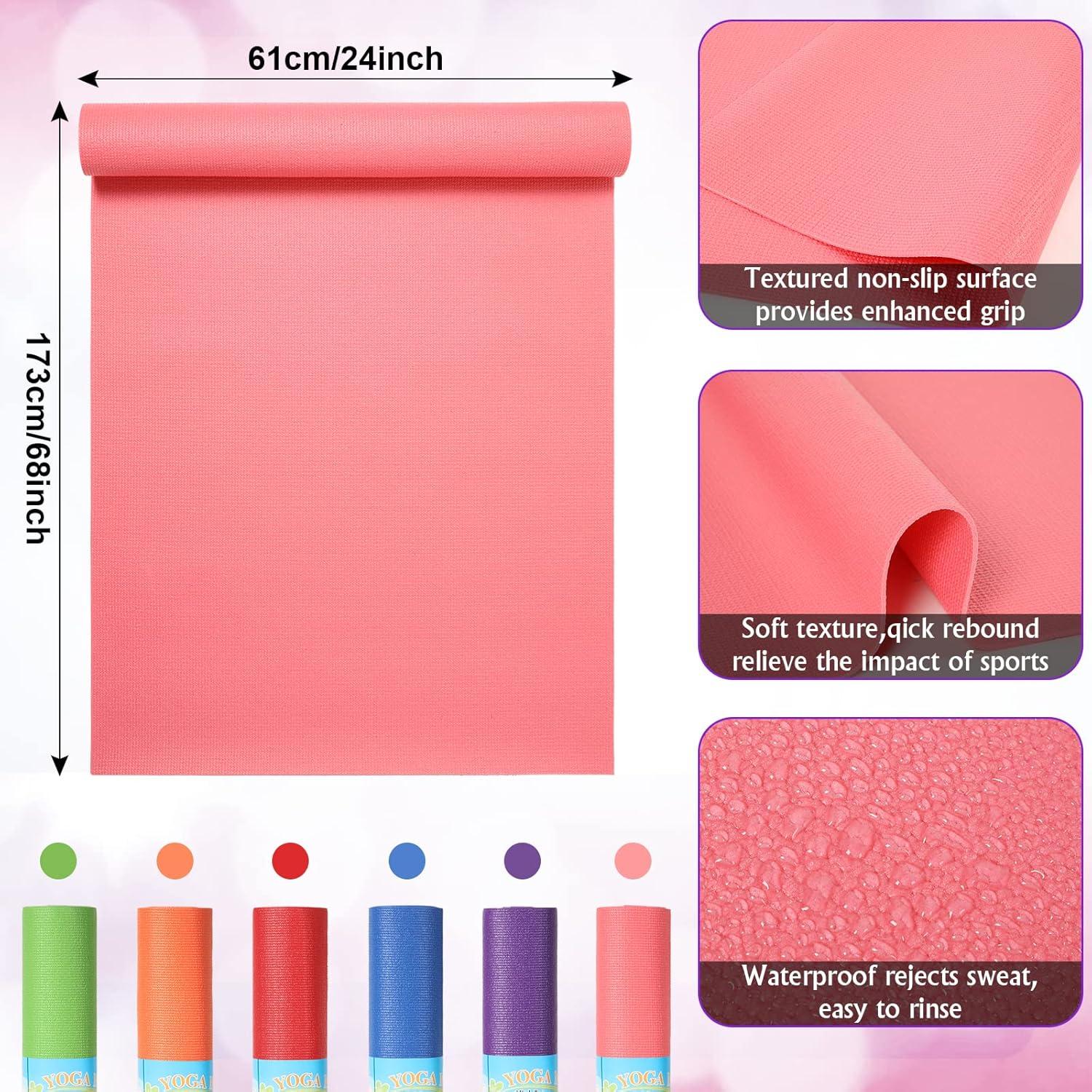 Esteras de Yoga Antideslizantes Wettarn 18 Piezas 173x61cm