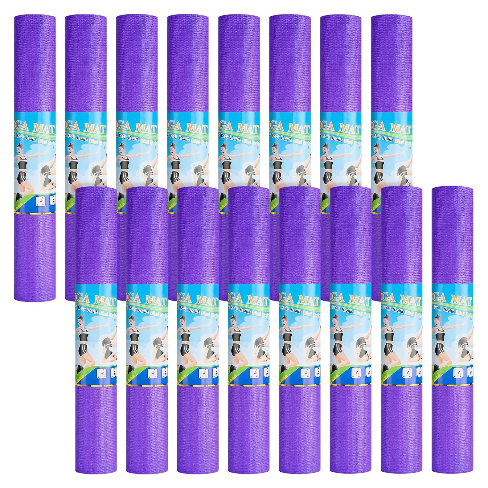 Alfombrilla de Yoga Antideslizante Funtery 173x61 cm Morada