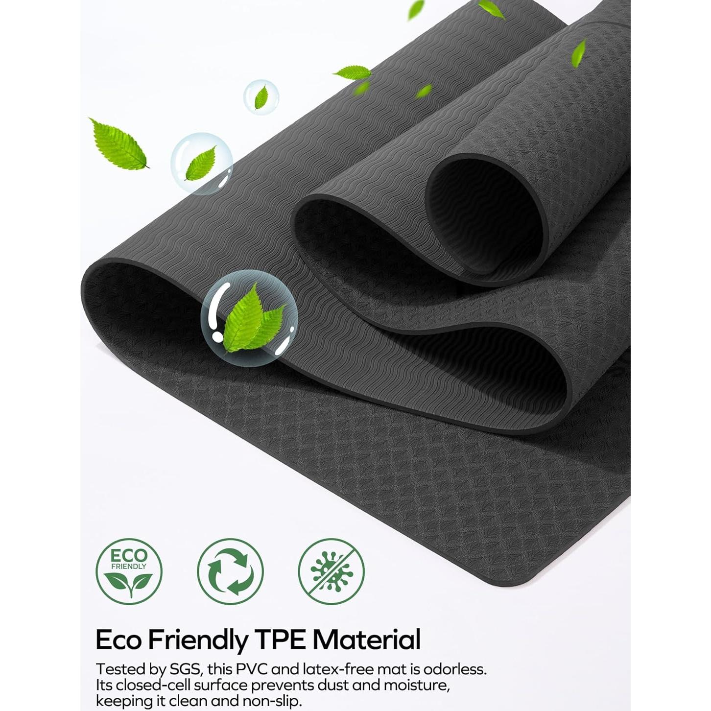 Alfombrilla de Yoga Ewedoos Ecológica Antideslizante 183x64cm