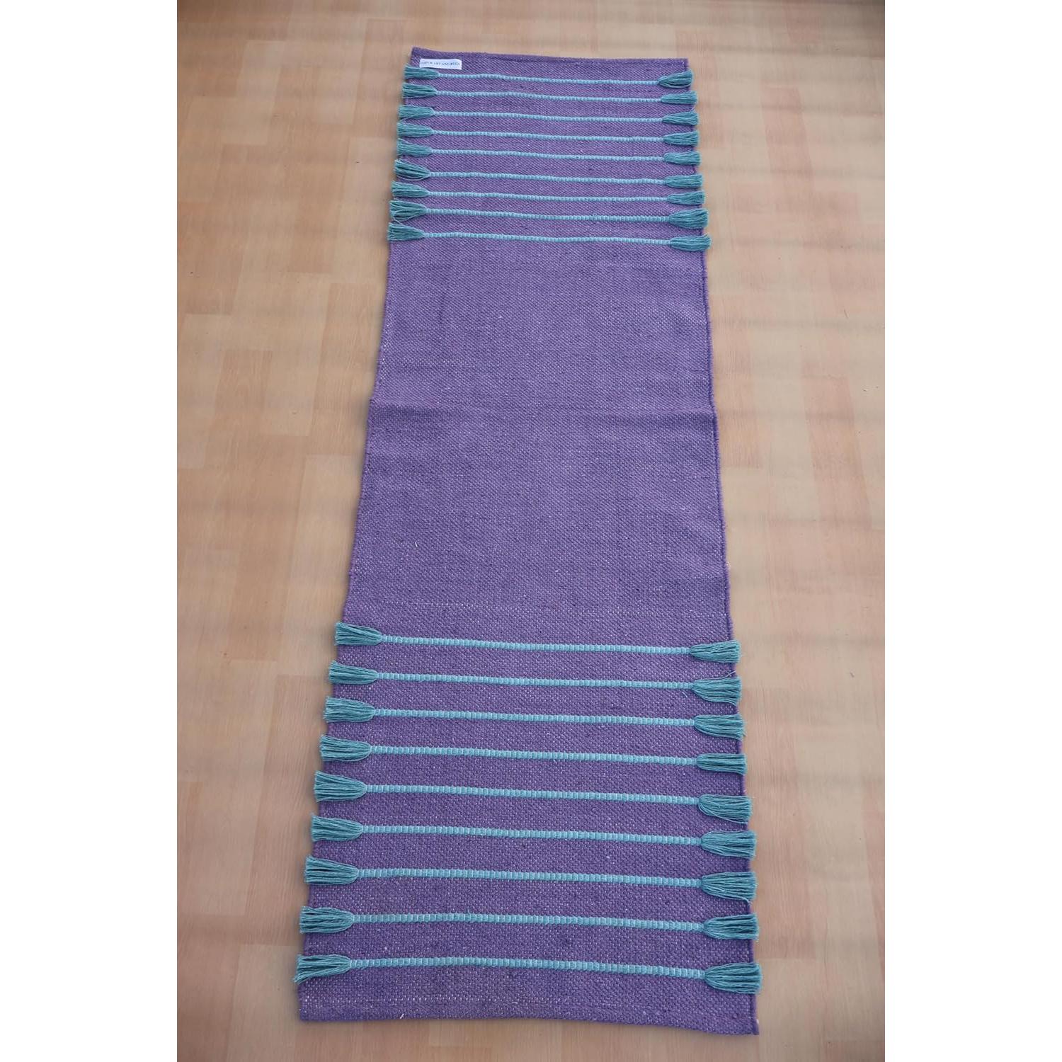 Alfombra de Yoga Ecológica Jaipur Art & Rugs 61x183cm Algodón