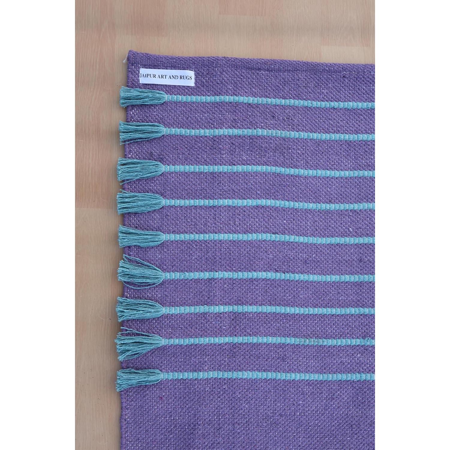 Alfombra de Yoga Ecológica Jaipur Art & Rugs 61x183cm Algodón