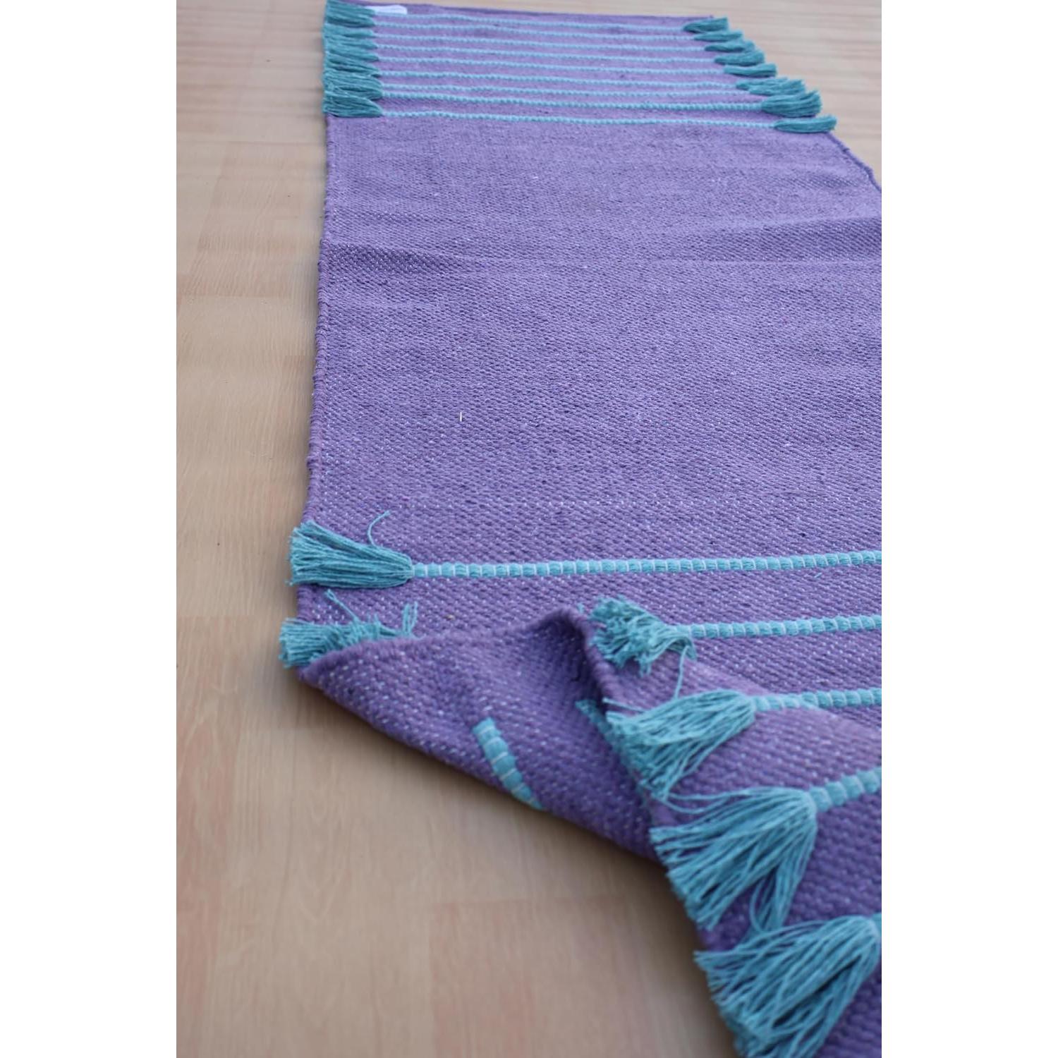 Alfombra de Yoga Ecológica Jaipur Art & Rugs 61x183cm Algodón