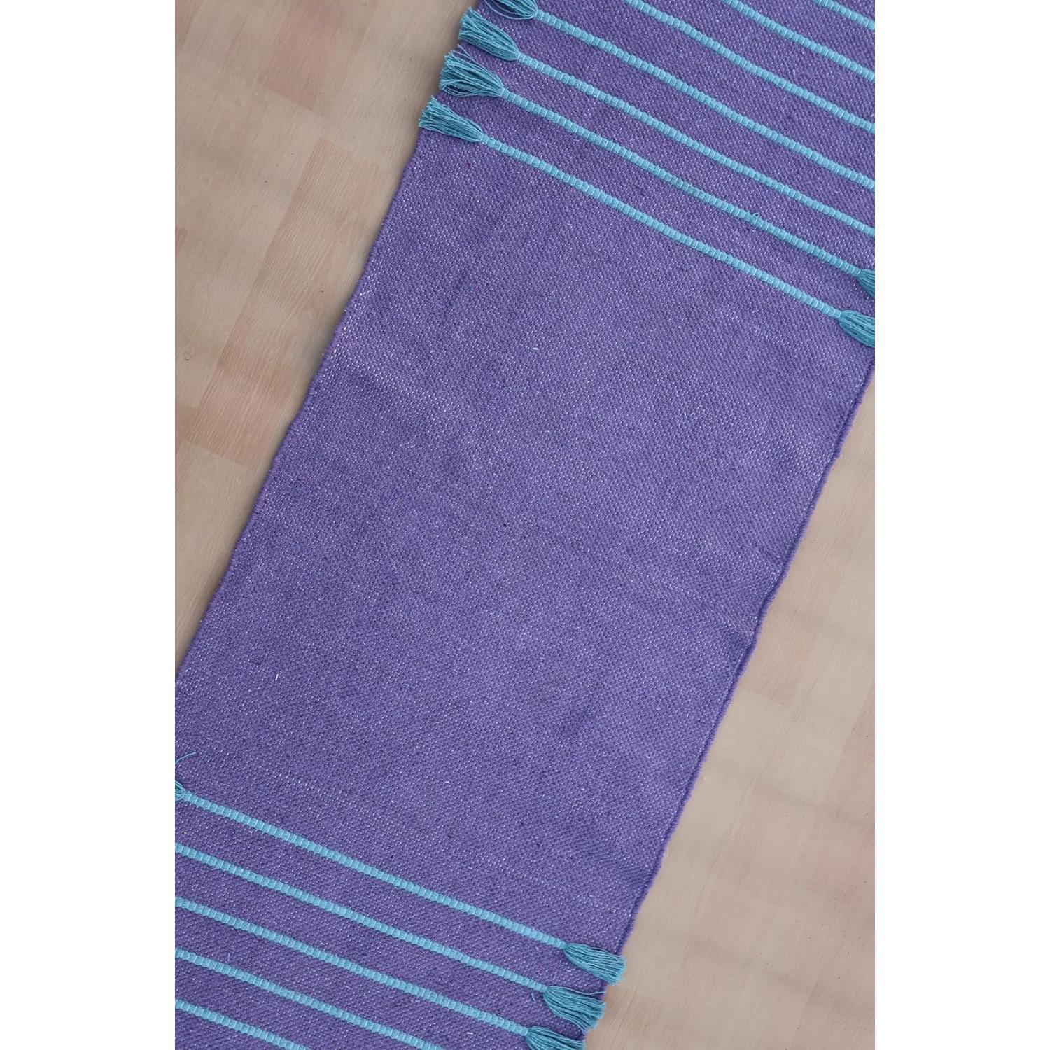 Alfombra de Yoga Ecológica Jaipur Art & Rugs 61x183cm Algodón