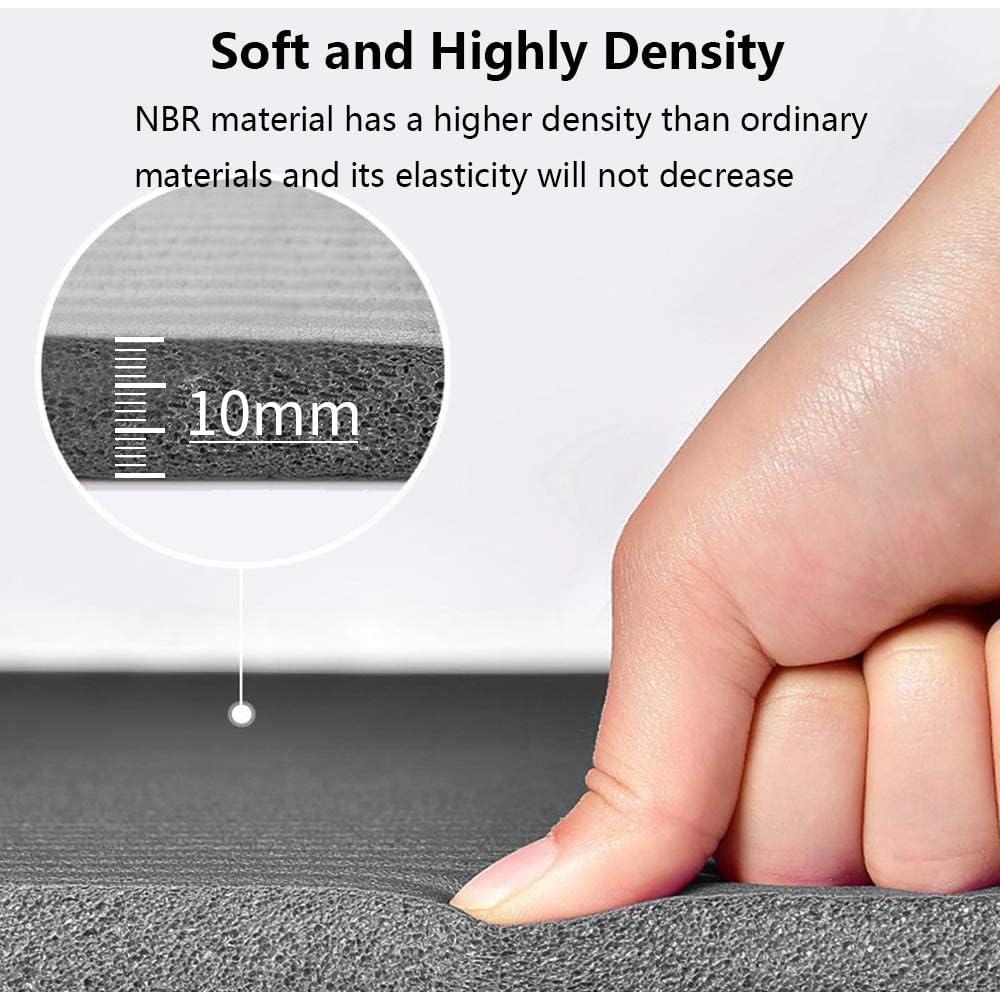 LFS Yoga Mat 72.8" x 31.5" x 2/5 inch Thick With Strap and Bag, Extra Wide Workout Mat for Women and Men, Non Slip Exercise Mat for Home Outdoor Yoga, Pilates, Stretching, Floor & Fitness Workouts