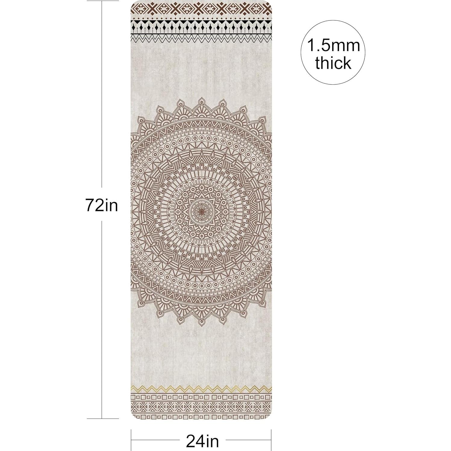 Esteras de Yoga Nuveti 182.88x60.96cm Antideslizantes TPE