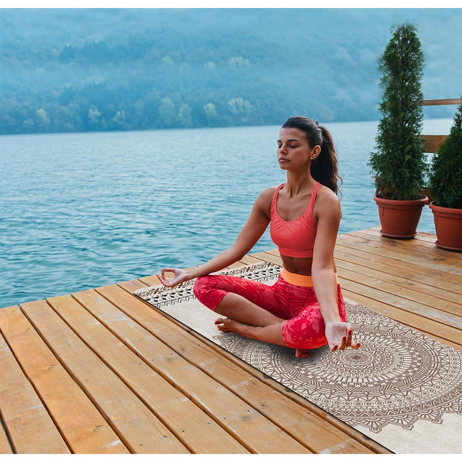 Esteras de Yoga Nuveti 182.88x60.96cm Antideslizantes TPE