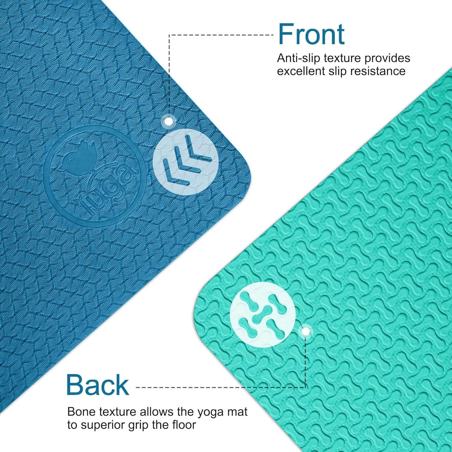 Esterilla de Yoga IUGA Antideslizante 182.88x60.96cm Ecológica