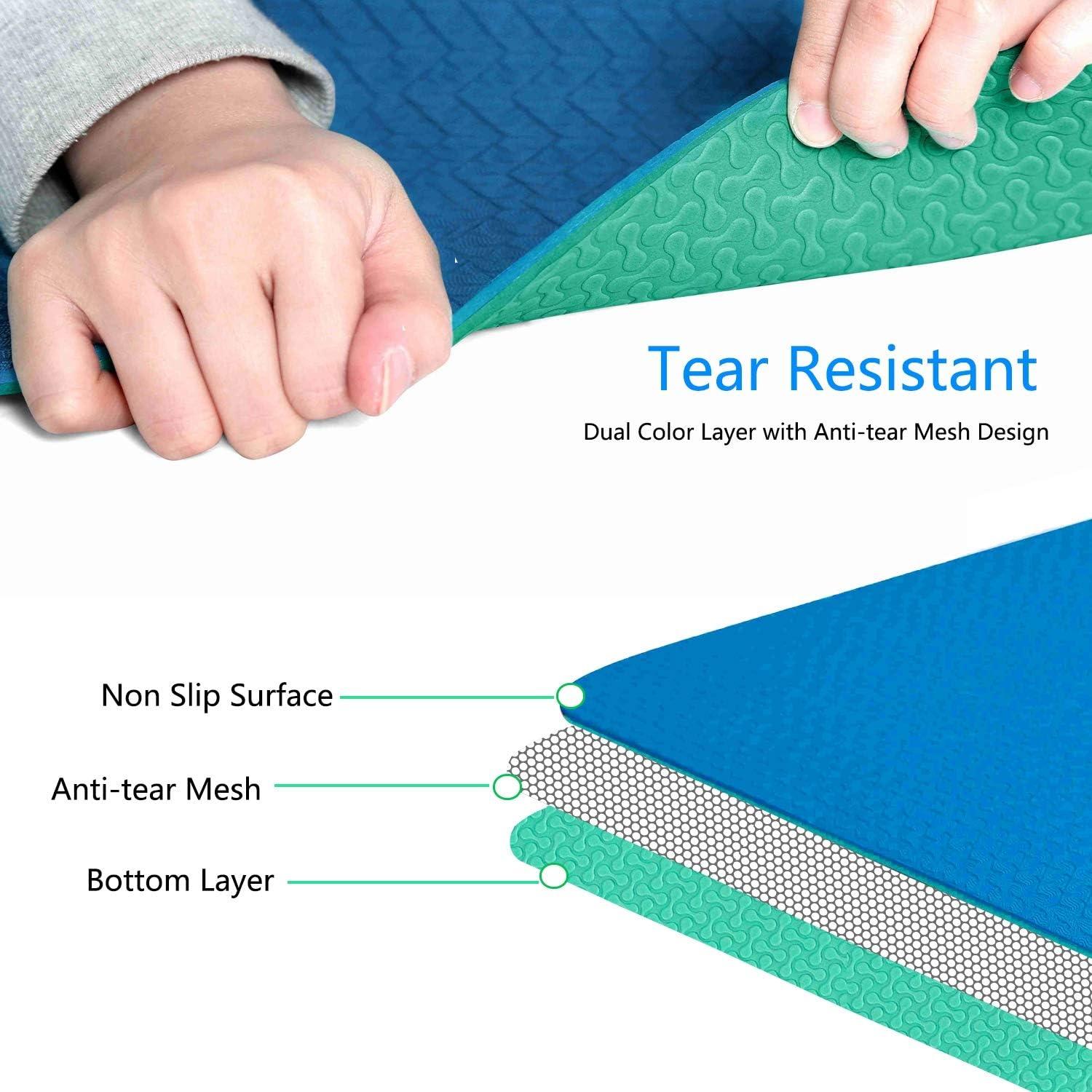 Esterilla de Yoga IUGA Antideslizante 182.88x60.96cm Ecológica