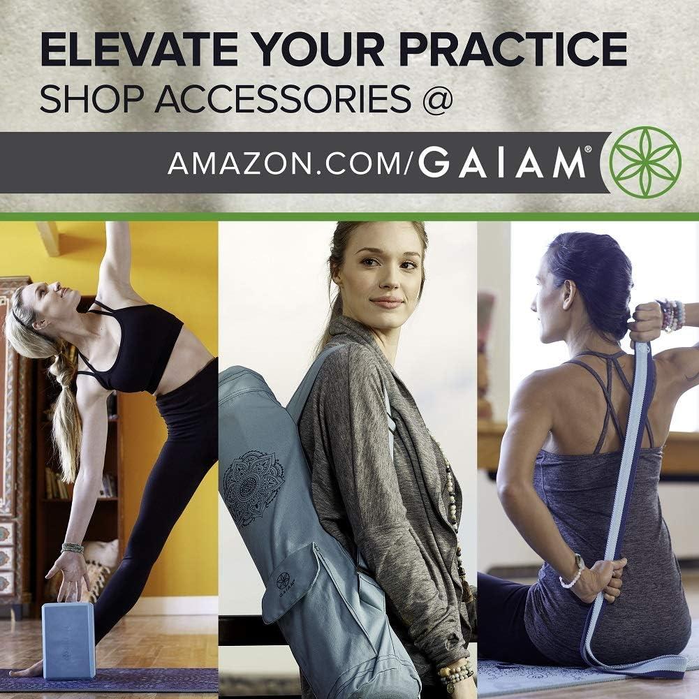 Esterilla de Yoga Gaiam 5mm Antideslizante Lila 172.7x61cm