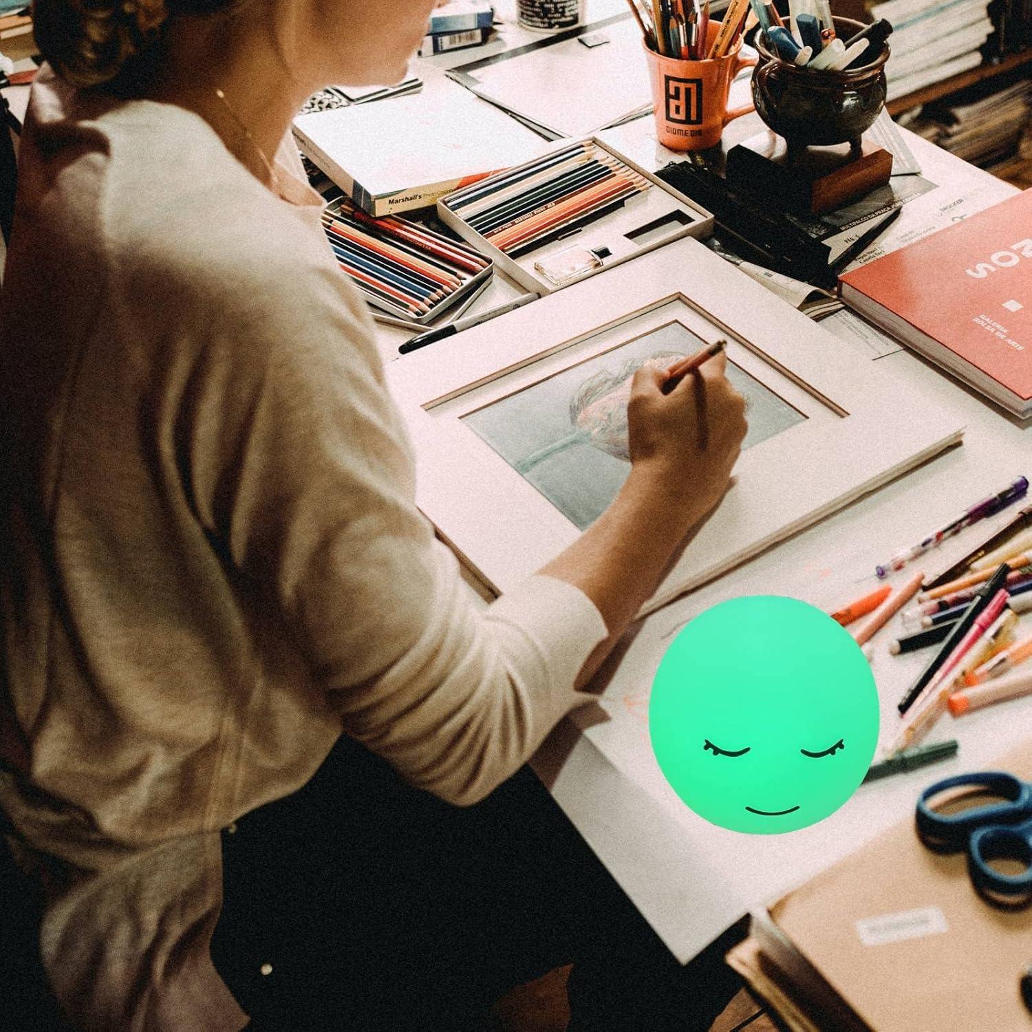 Lámpara de Respiración YeeBeny - Meditación Visual Guiada 3 Colores