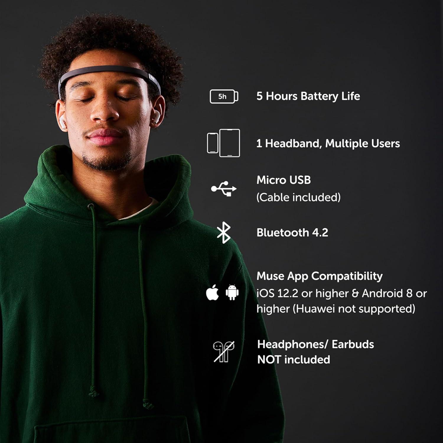 Banda para la Cabeza MUSE 2 - Monitor EEG de Meditación