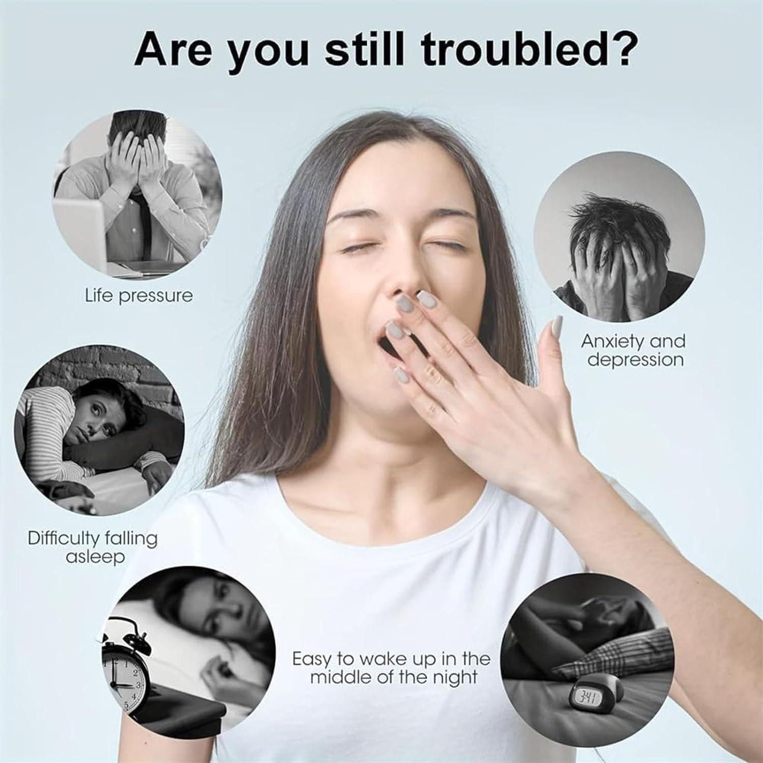 Dispositivo de Neurocontrol para Ansiedad y Sueño Verde 1Pcs