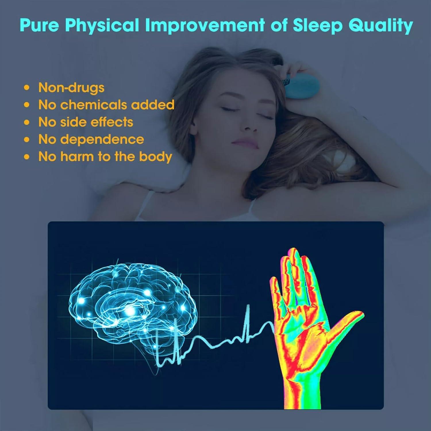 Dispositivo de Neurocontrol para Ansiedad y Sueño Verde 1Pcs
