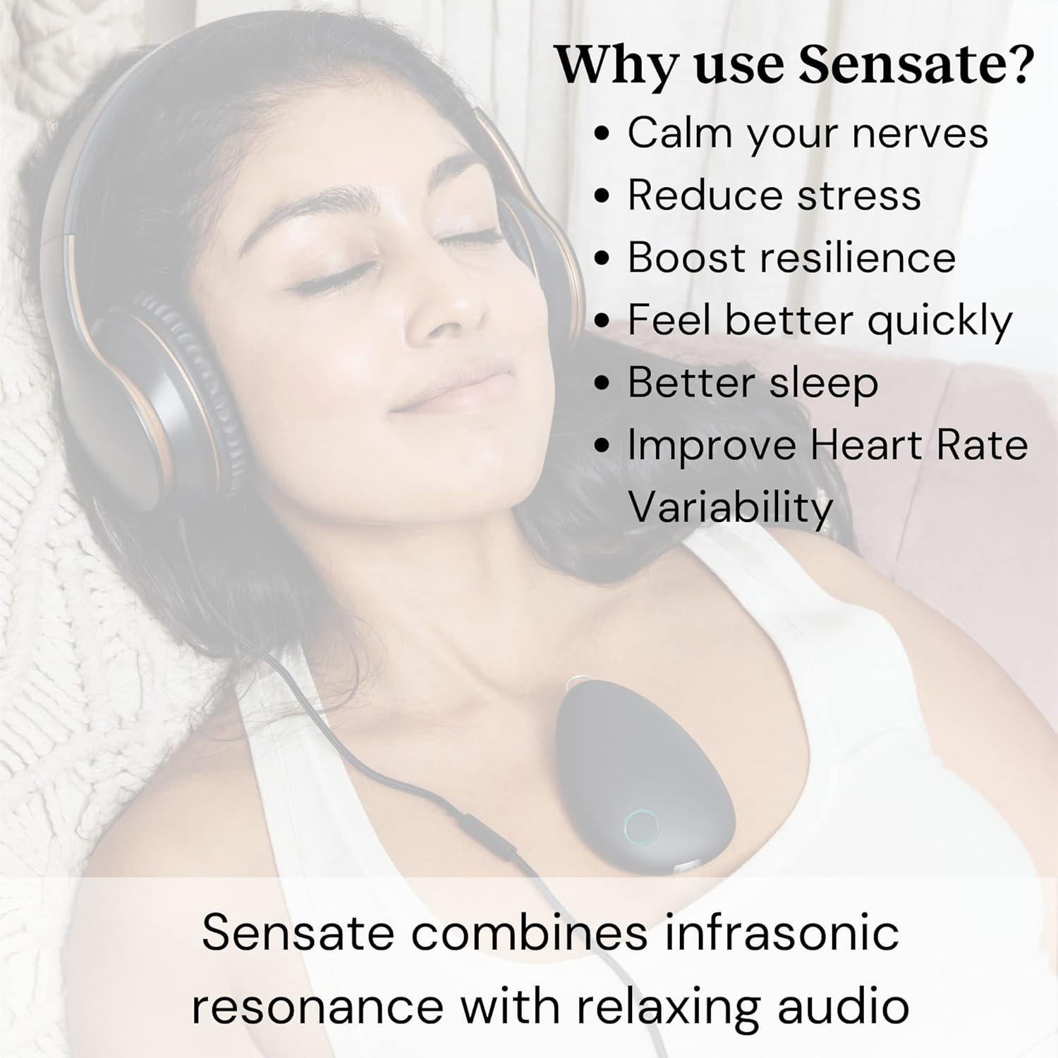 Dispositivo de Relajación Sensate Bioself - Terapia de Sonido y Vibraciones