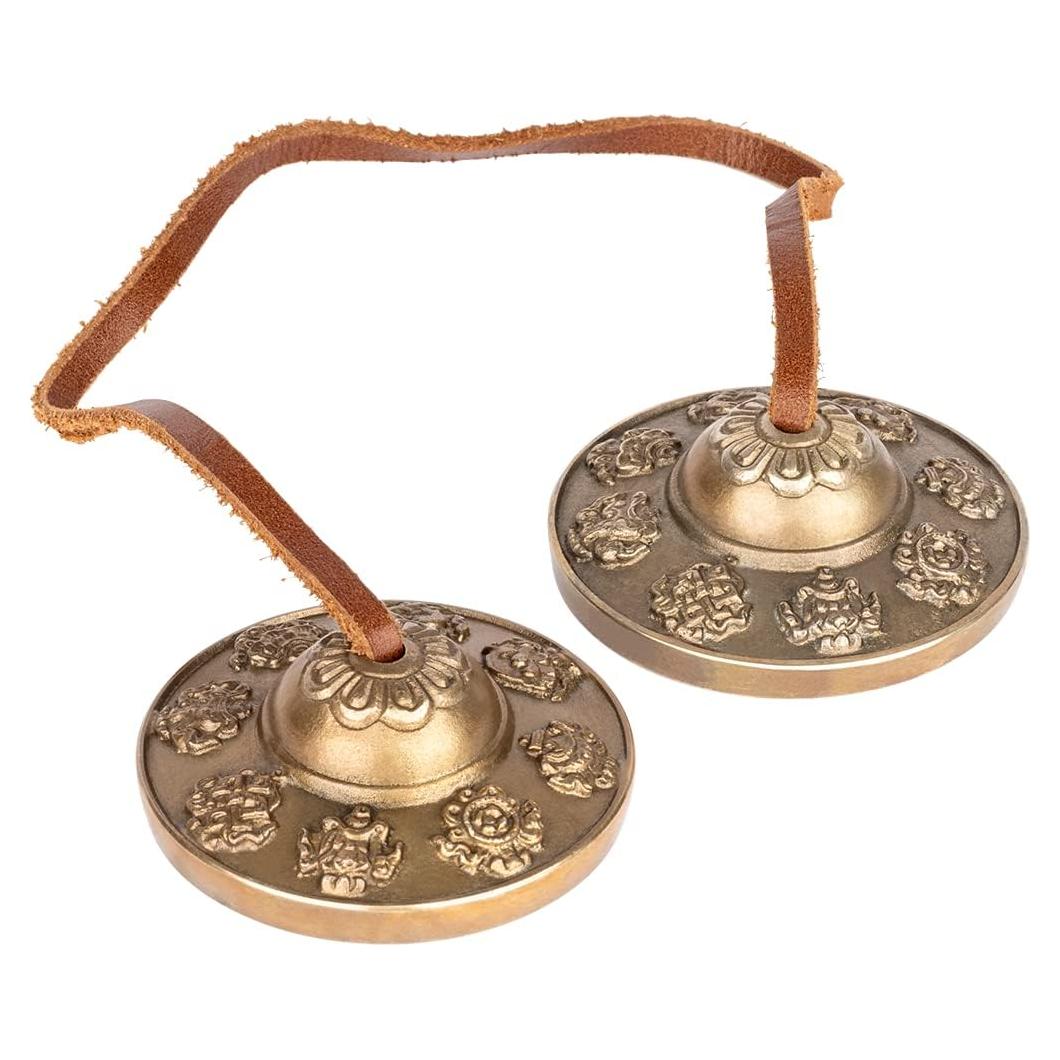 Platillos Tingsha Tibetanos Meinl para Meditación - 0.45 kg