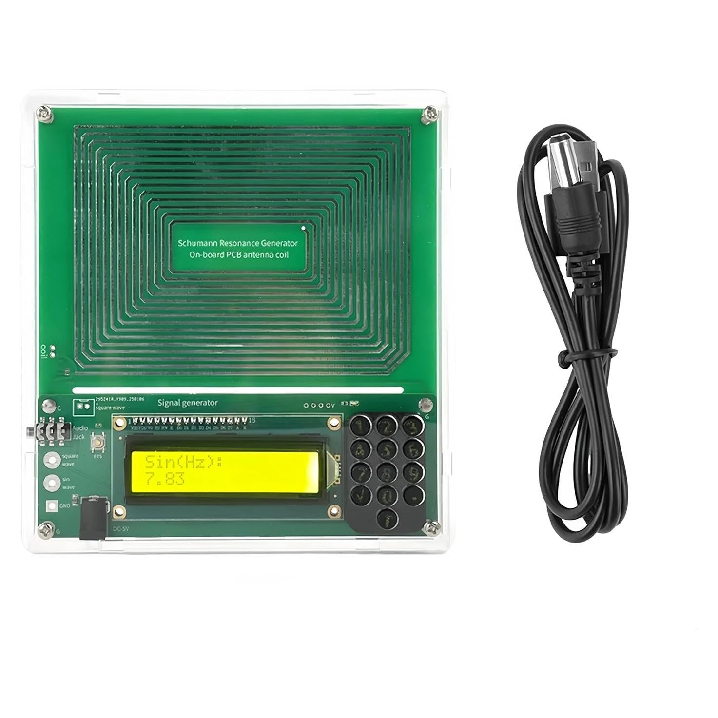 Generador de Resonancia Schumann TKXEC 7.83Hz Ajustable