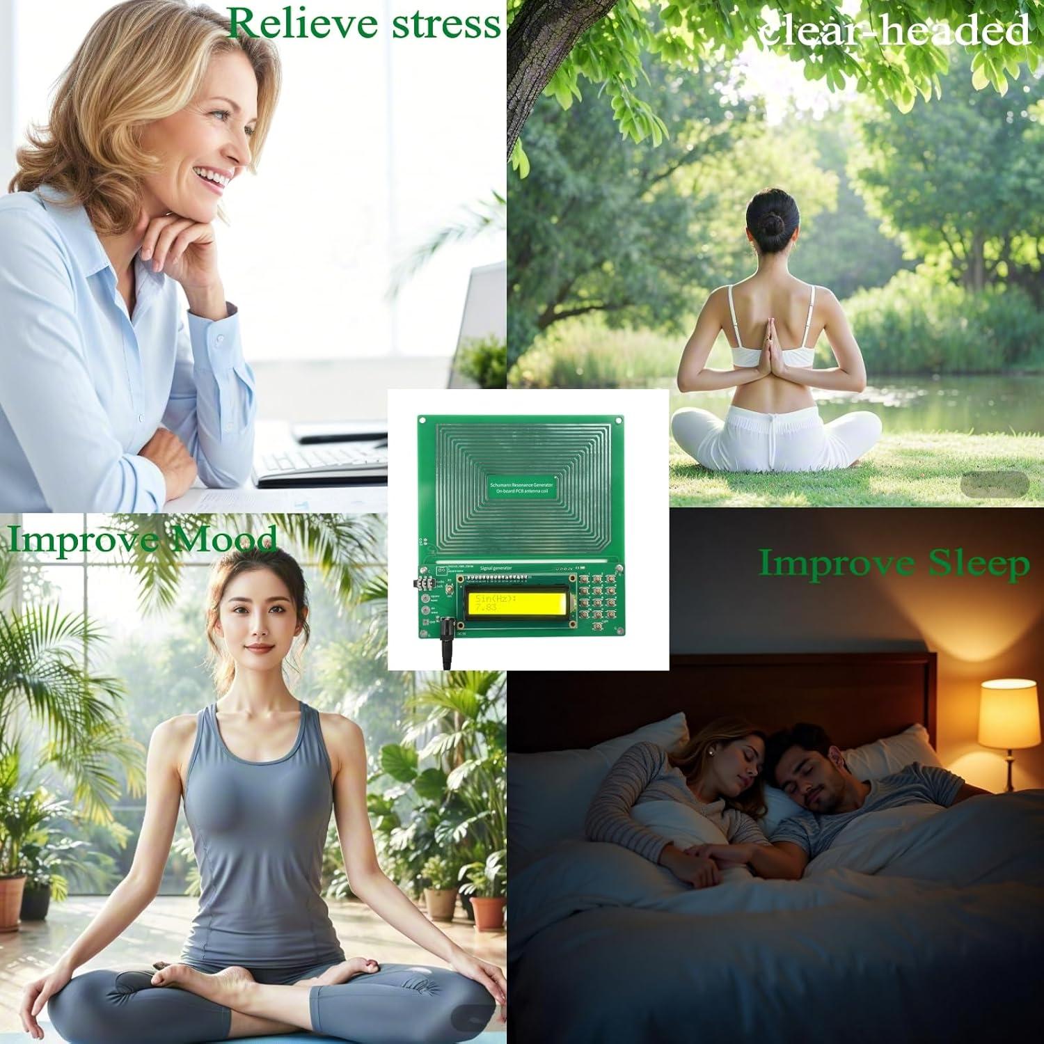 Generador de Resonancia Schumann TKXEC 7.83Hz Ajustable