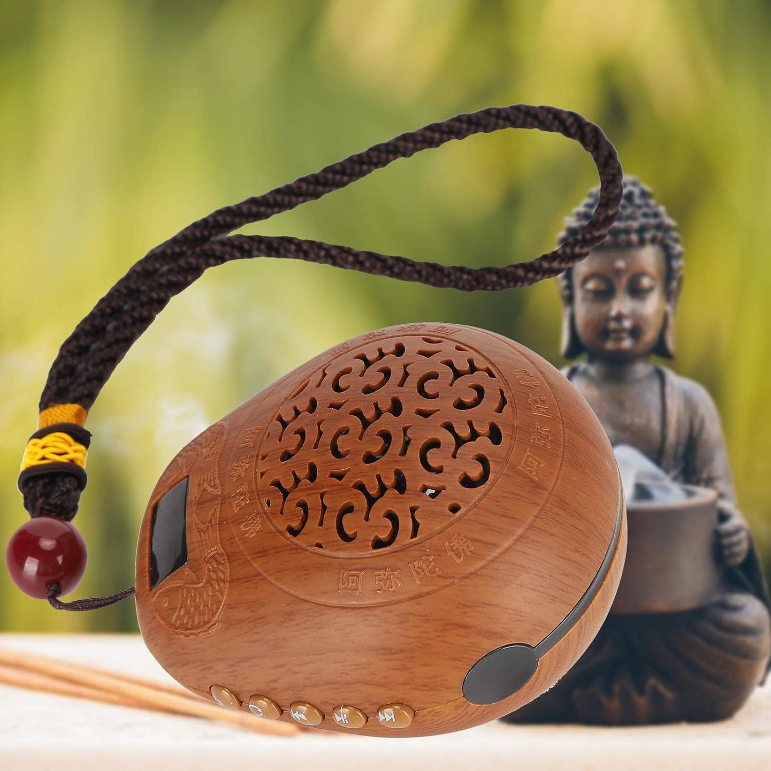 Máquina de Oración Budista Lwuey Recargable USB 12x8.5cm