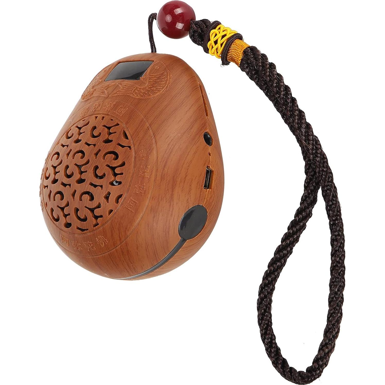 Máquina de Oración Budista Lwuey Recargable USB 12x8.5cm