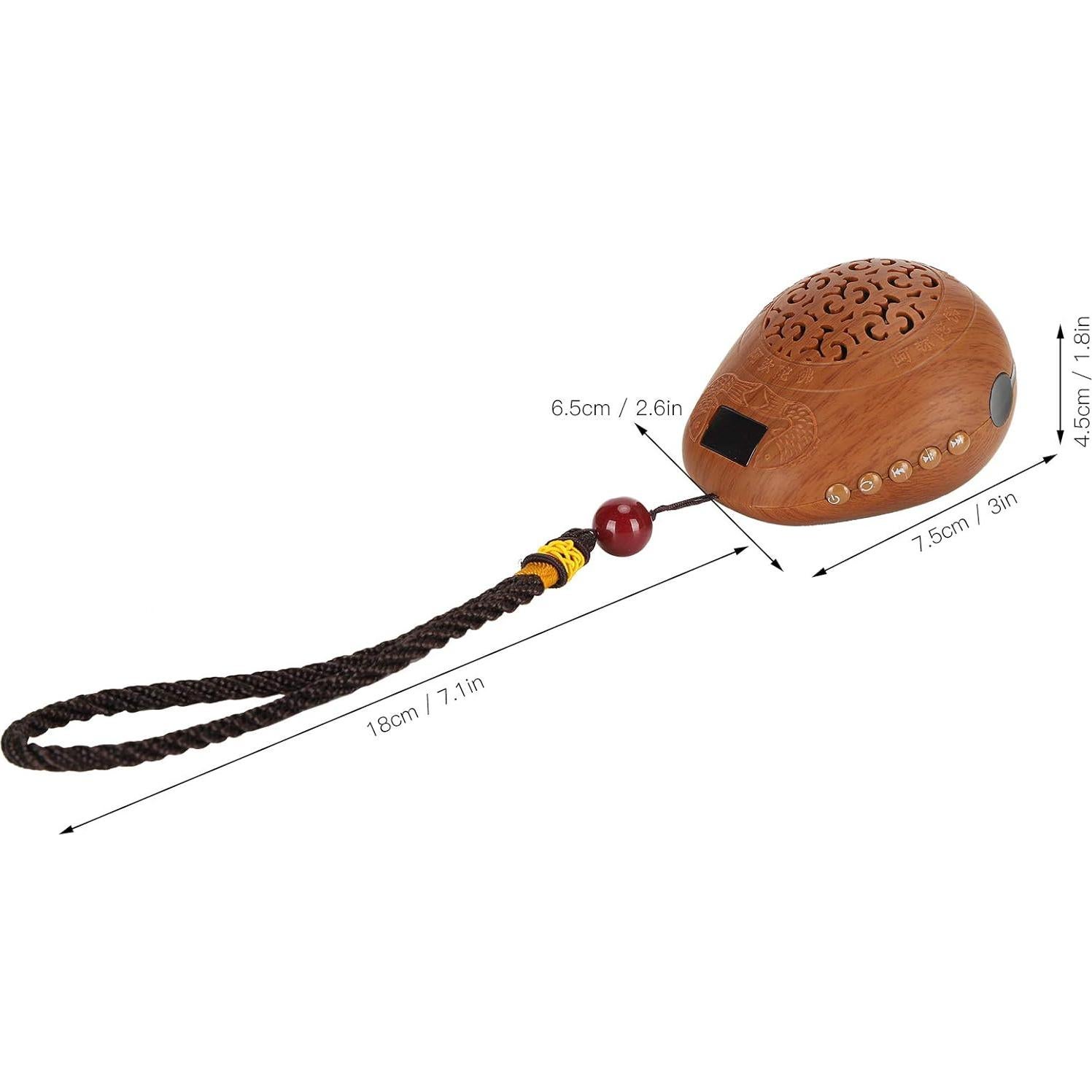 Máquina de Oración Budista Lwuey Recargable USB 12x8.5cm