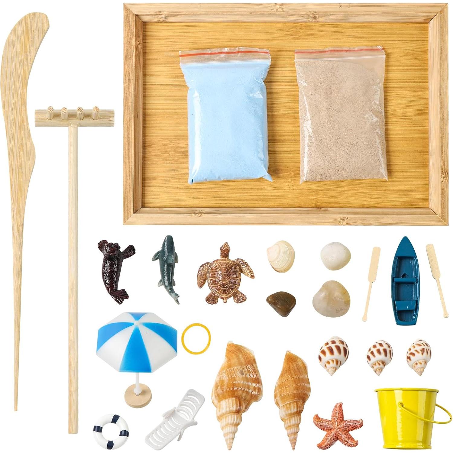 Kit Jardín Zen Japonés Thaibear para Escritorio - 20 Artículos