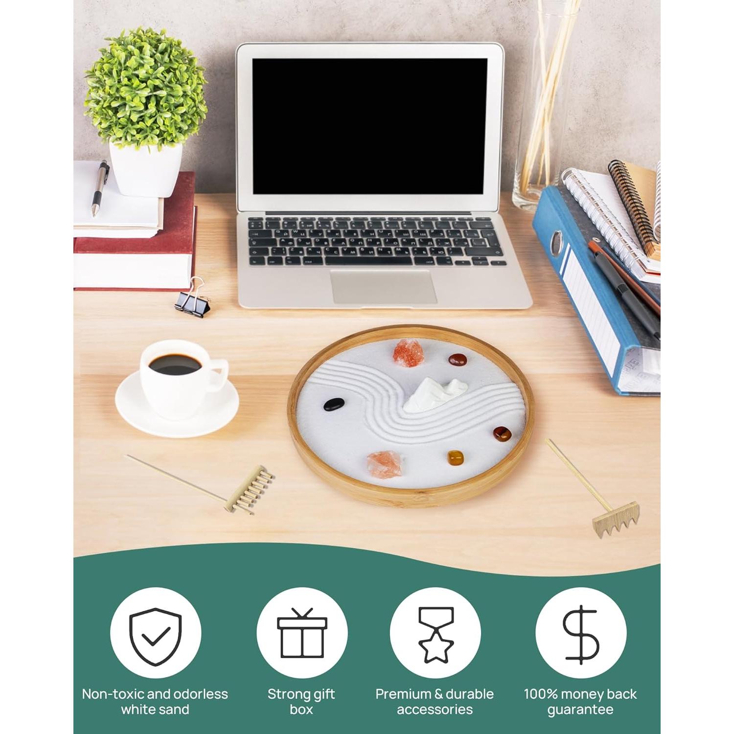 Jardín Zen Japonés Melonva para Escritorio 25x25cm