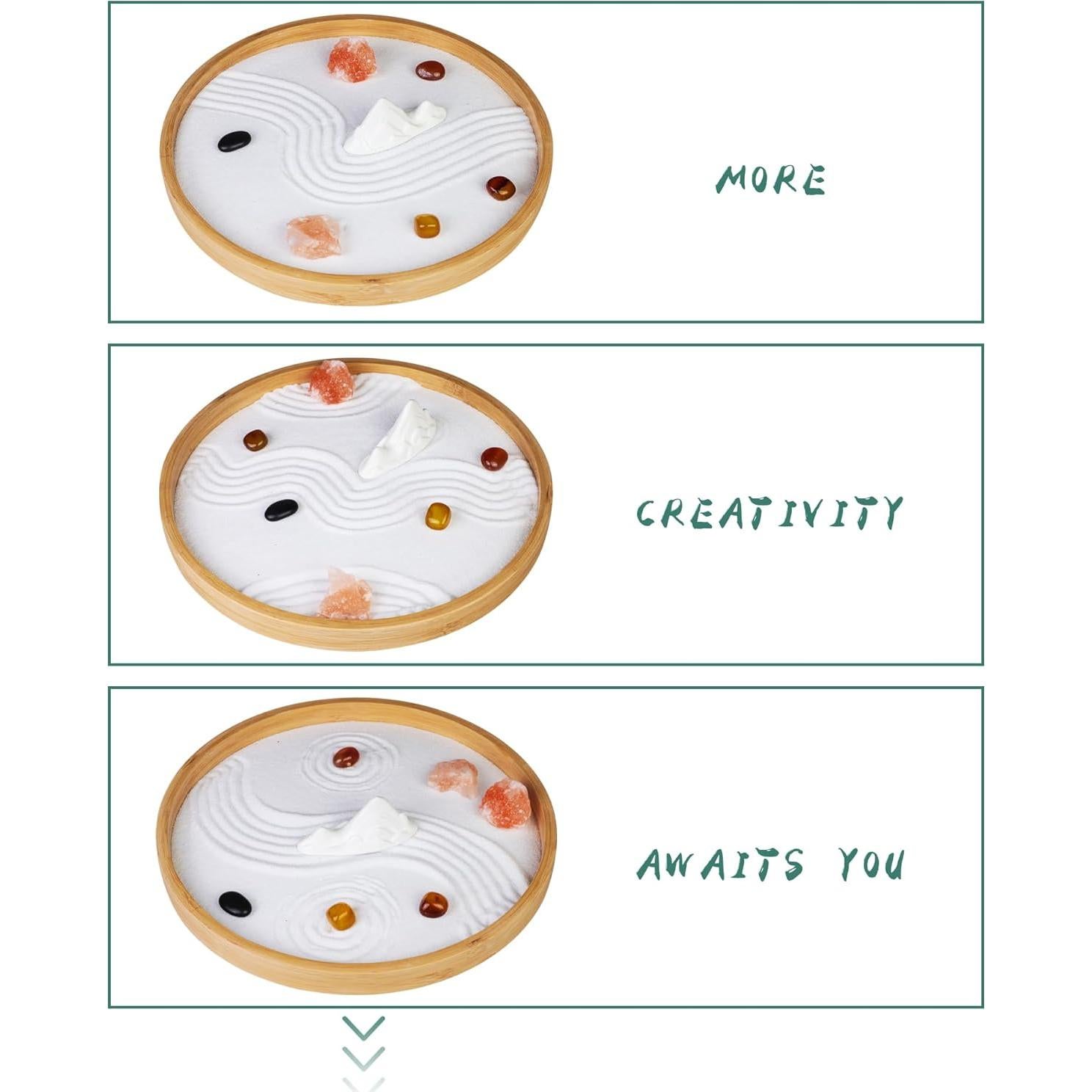 Jardín Zen Japonés Melonva para Escritorio 25x25cm