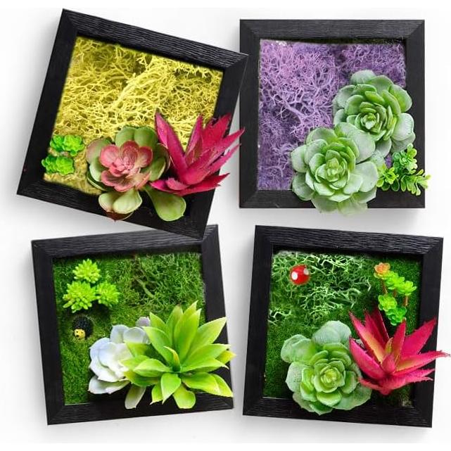 Kit de Jardín de Hadas 28 Piezas con Animales y Musgo