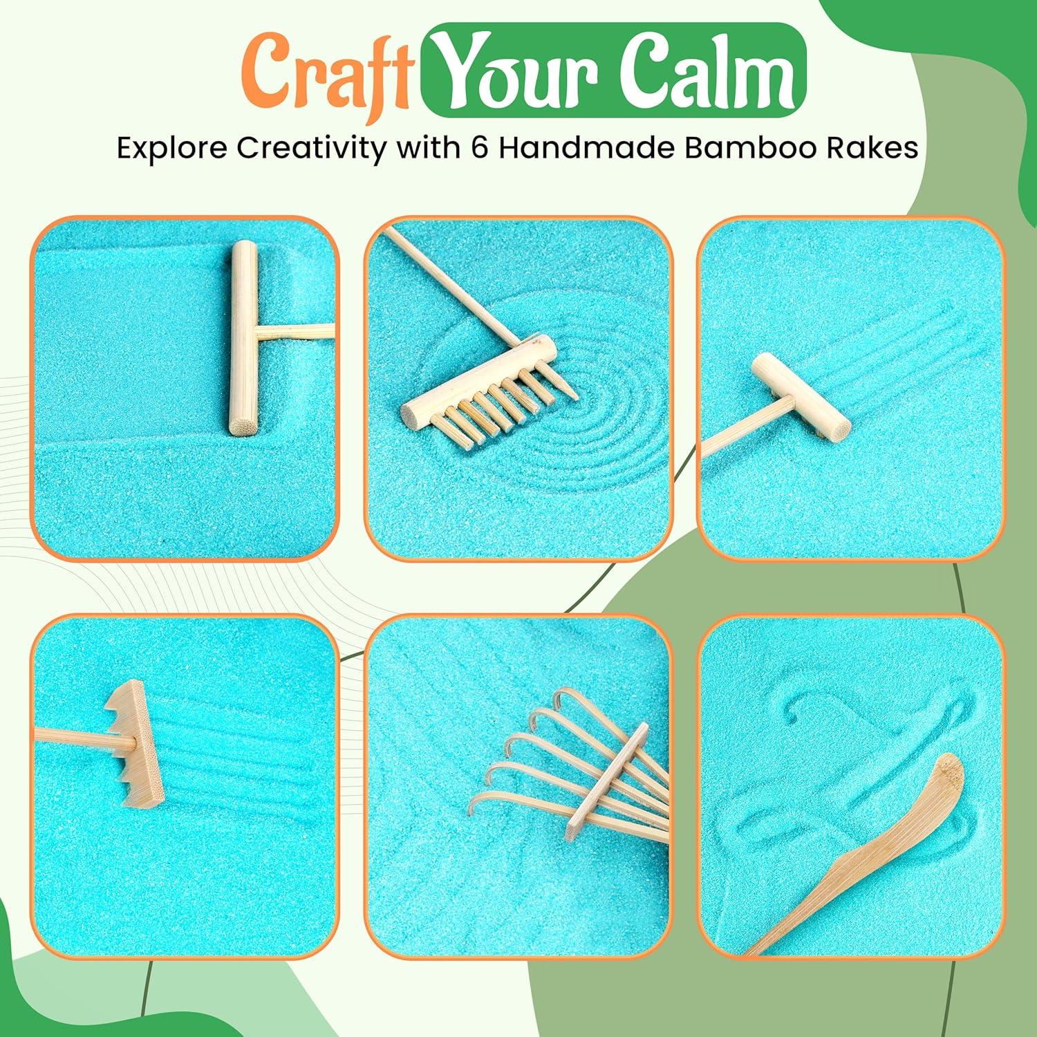 Jardín Zen para Escritorio D DIVINIFIED 27.94x20.32 cm